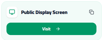 Click 'Display Link' button to copy url or the button to open the display in a new tab.