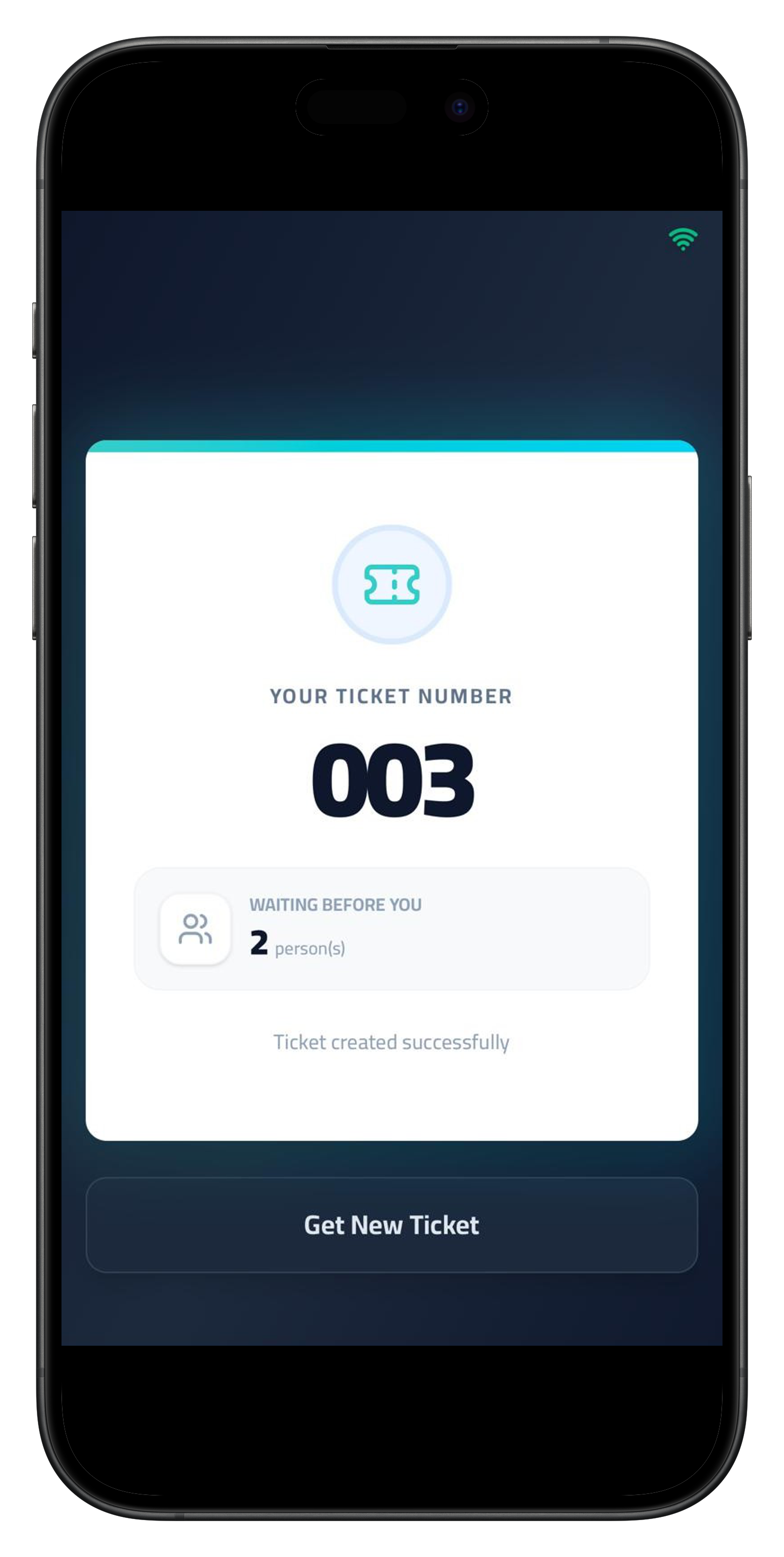 Real-time Tracking: They will see the live count of people ahead and get notified when their turn approaches.